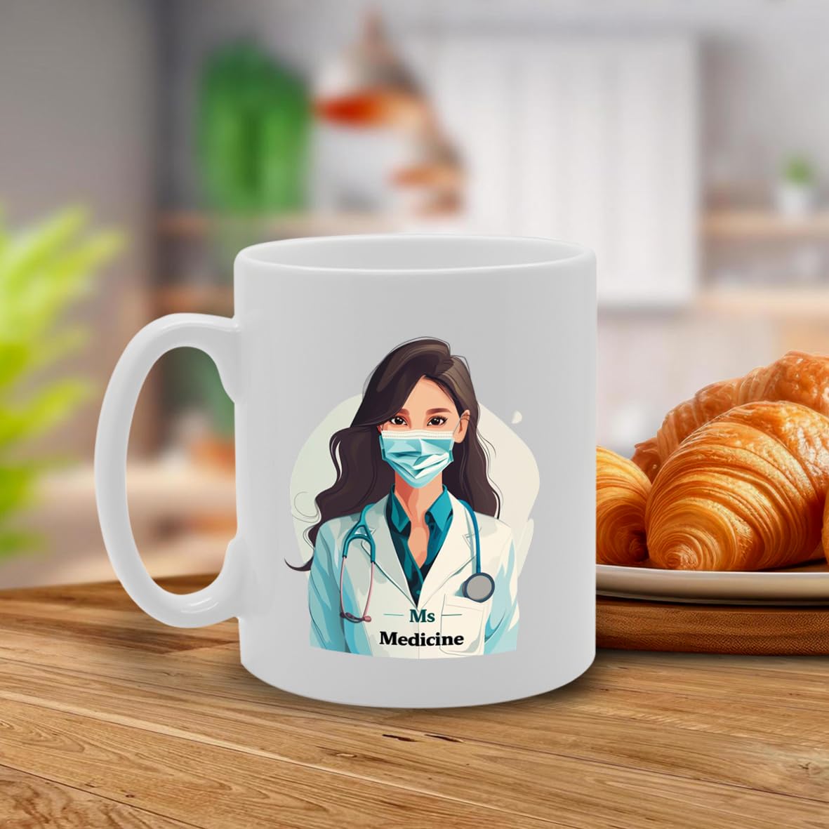 Ms Medicine  - Ideal For Female Doctors And Healthcare Professionals, 11Oz Ceramic Coffee  For Medical Experts And Health Enthusiasts Mg5966 - Funny Printed Coffee Mug - Great Gift Idea