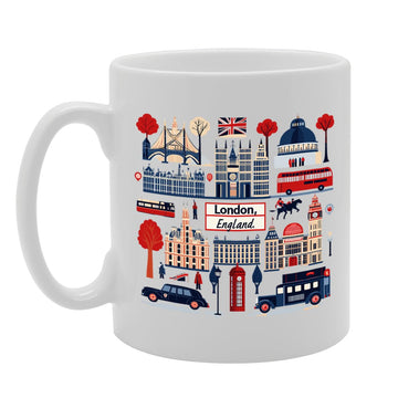 -   Printed Coffee Ceramic  Featuring Great Britain 4 Design (London 2) Mg6431 - Funny Printed Coffee Mug - Great Gift Idea