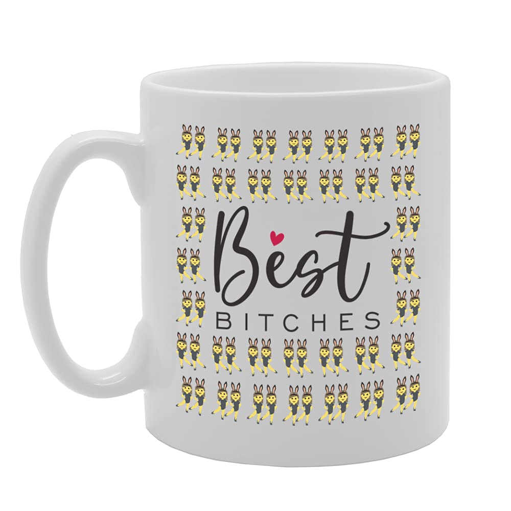 Best B**Ches Tea   Printed Tea Coffee Ceramic  Mg5471 - Funny Printed Coffee Mug - Great Gift Idea
