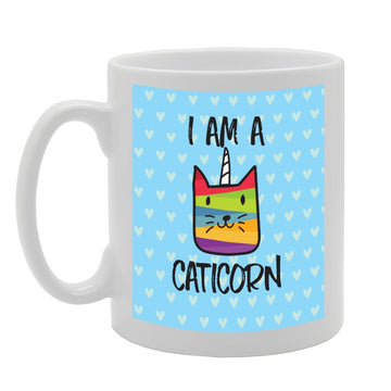I Am A Caticorn Unicorn Funny    Printed Tea Coffee Ceramic  Mg1780 - Funny Printed Coffee Mug - Great Gift Idea