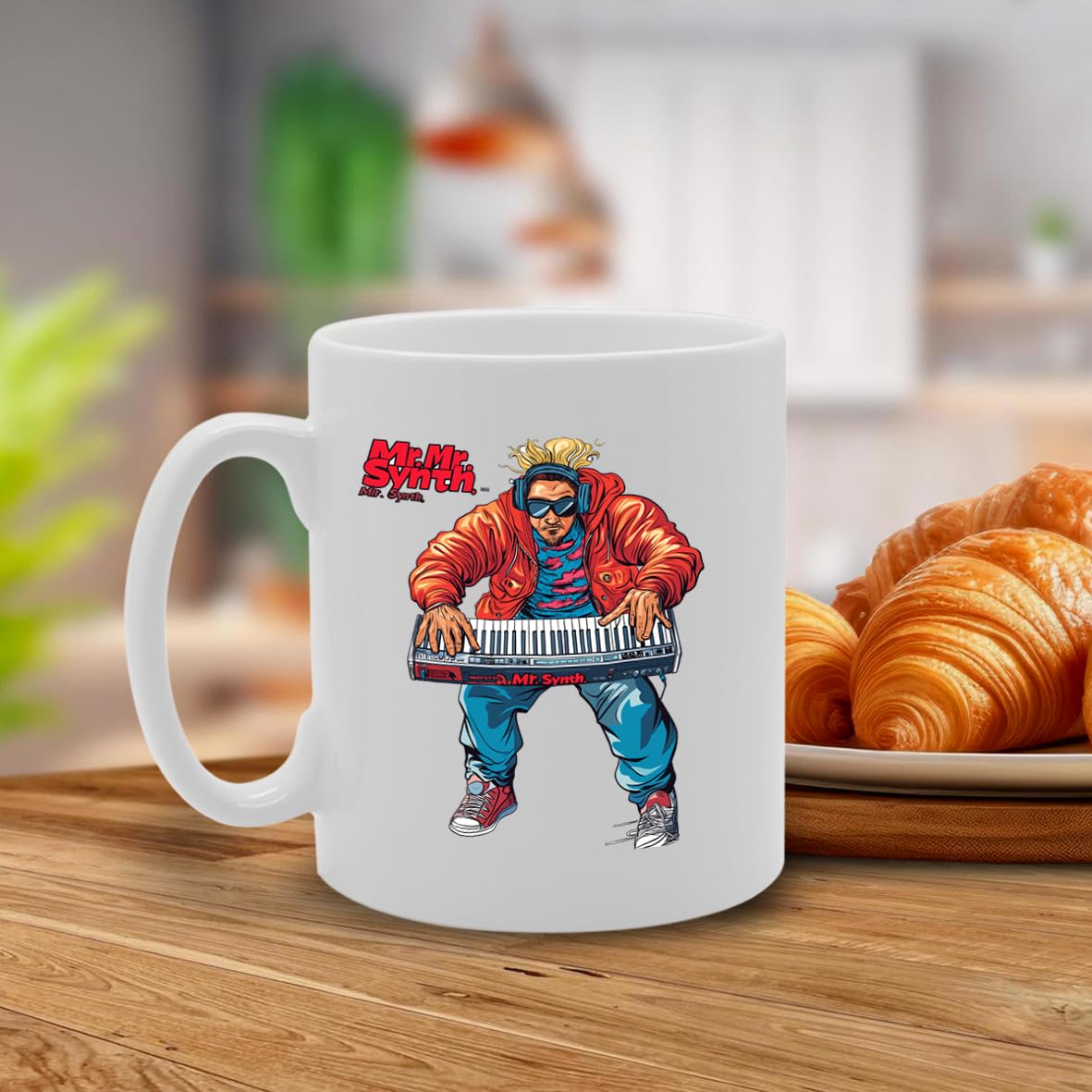 11Oz Ceramic  Mg6576 Featuring Synth – For Synth Players And Music Lovers - Funny Printed Coffee Mug - Great Gift Idea