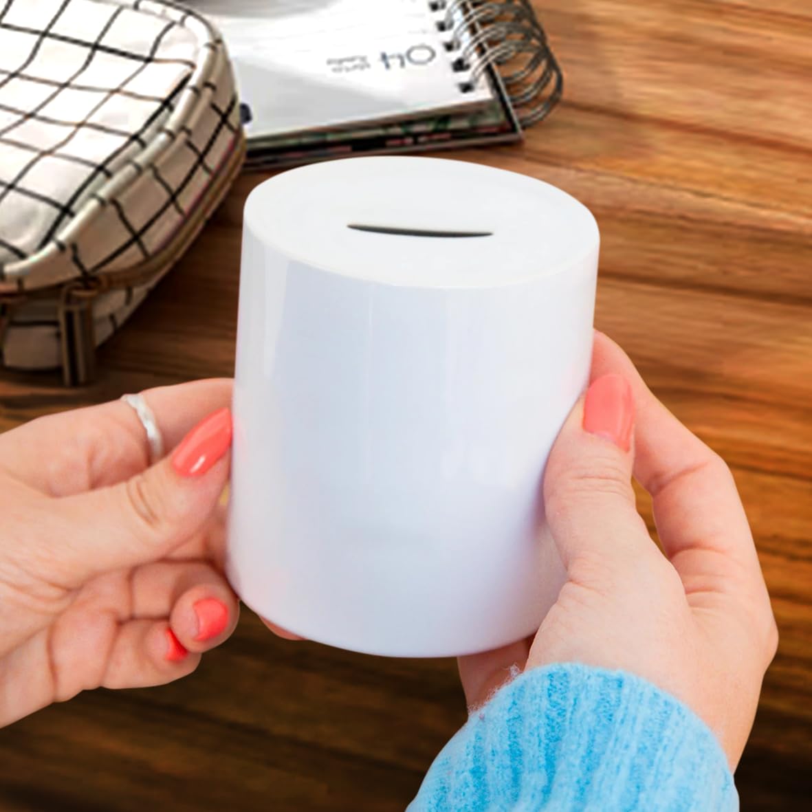 BS045 Pay up INSTANT FINES FOR BALL SCRATCHING Novelty Gift Printed Ceramic Piggy Bank Money Saving Box