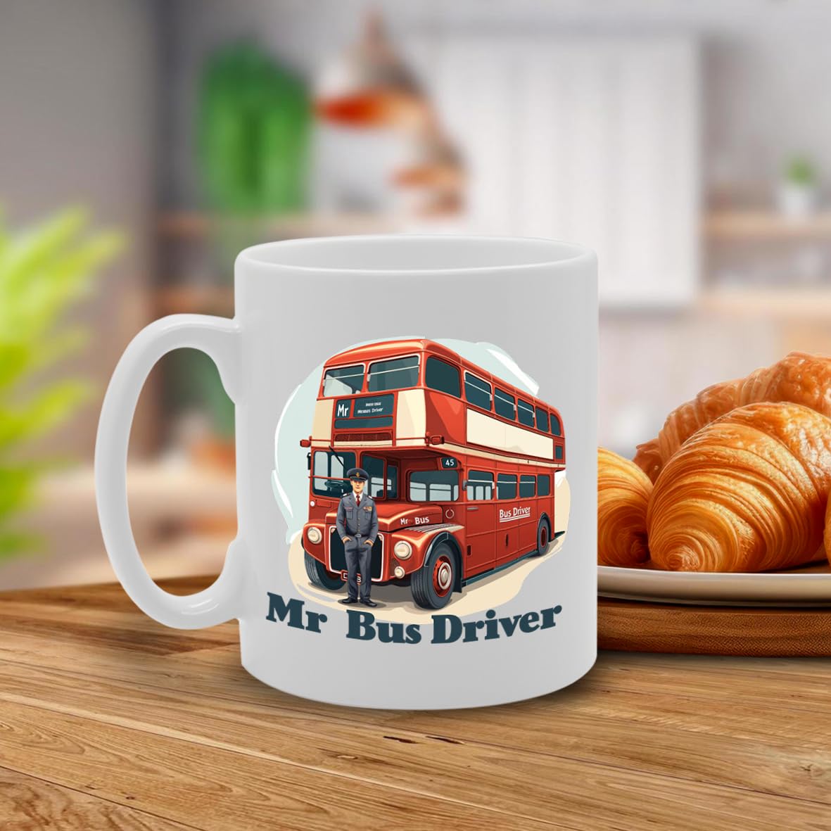 Mr Bus Driver  - Ideal For Male Bus Drivers And Transport Professionals, 11Oz Ceramic Coffee  For Transit Enthusiasts Mg5992 - Funny Printed Coffee Mug - Great Gift Idea