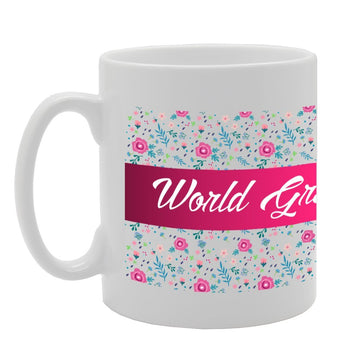 World Greatest Mom   Printed Tea Coffee Ceramic  Mg2222 - Funny Printed Coffee Mug - Great Gift Idea