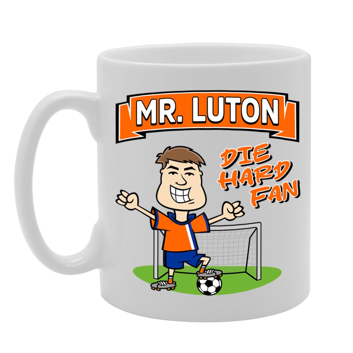 Mr Luton Die Hard Fan   Printed Tea Coffee Ceramic  Mg5817 - Funny Printed Coffee Mug - Great Gift Idea