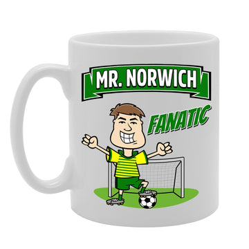 Mr Norwich Fanatic   Printed Tea Coffee Ceramic  Mg5826 - Funny Printed Coffee Mug - Great Gift Idea