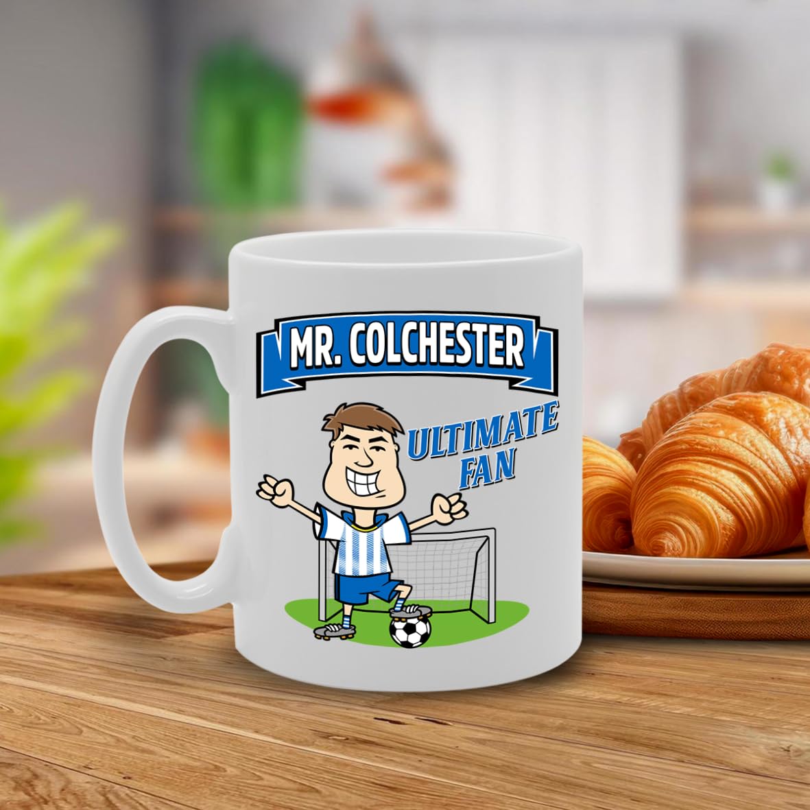 Mr Colchester Ultimate Fan   Printed Tea Coffee Ceramic  Mg5891 - Funny Printed Coffee Mug - Great Gift Idea