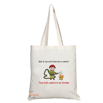 TB077 Funny Downloading Novelty Present Gift Printed Eco-Friendly Stylish Long Handled Tote Shoulder Bag
