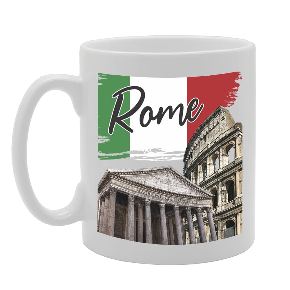 Rome Italy - A   Printed Tea Coffee Ceramic  Mg5677 - Funny Printed Coffee Mug - Great Gift Idea