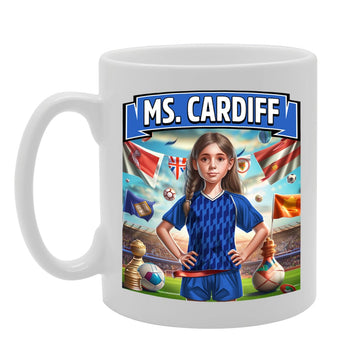 Ms Cardiff   Printed Tea Coffee Ceramic  For Footie Fan Ladies Girls Mg6384 - Funny Printed Coffee Mug - Great Gift Idea