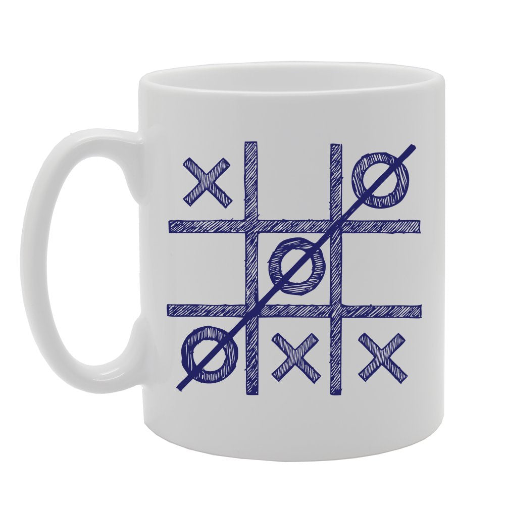 Tic Tac Toe   Printed Tea Coffee Ceramic  Mg3514 - Funny Printed Coffee Mug - Great Gift Idea