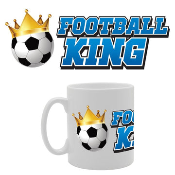 Football King   Printed Tea Coffee Ceramic  Mg2884 - Funny Printed Coffee Mug - Great Gift Idea
