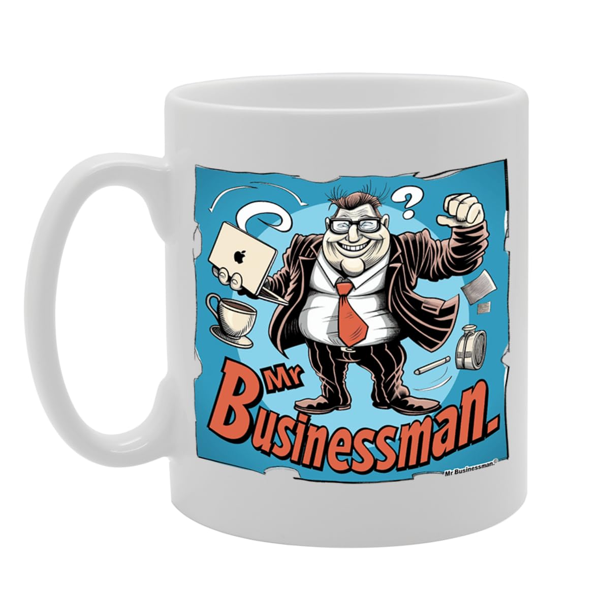 Mr Businessman Ceramic  - Ideal For Professional Men, Entrepreneurs, And Executives - 11Oz Coffee  With Empowering Design Mg6298 - Funny Printed Coffee Mug - Great Gift Idea