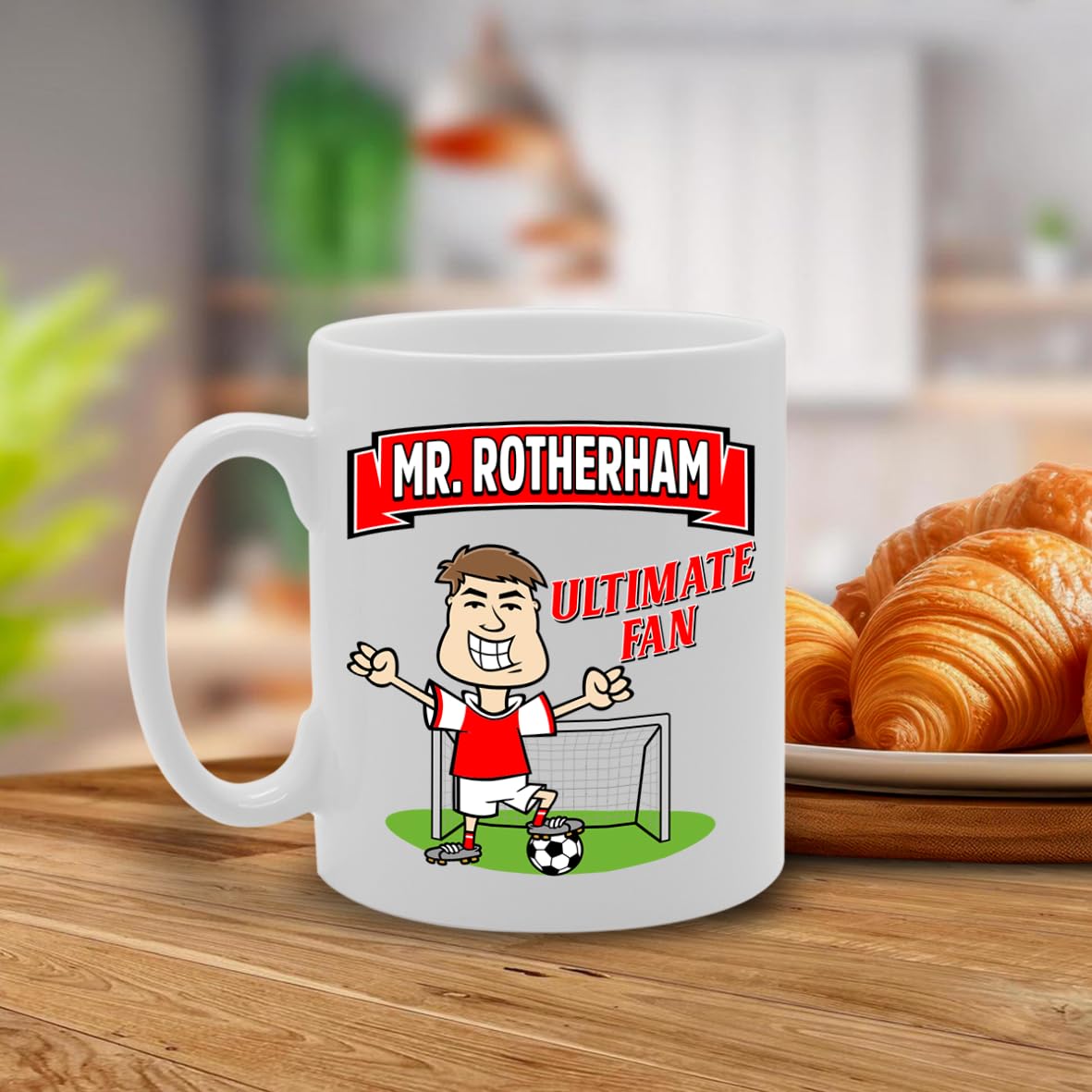 Mr Rotherham Ultimate Fan   Printed Tea Coffee Ceramic  Mg5844 - Funny Printed Coffee Mug - Great Gift Idea