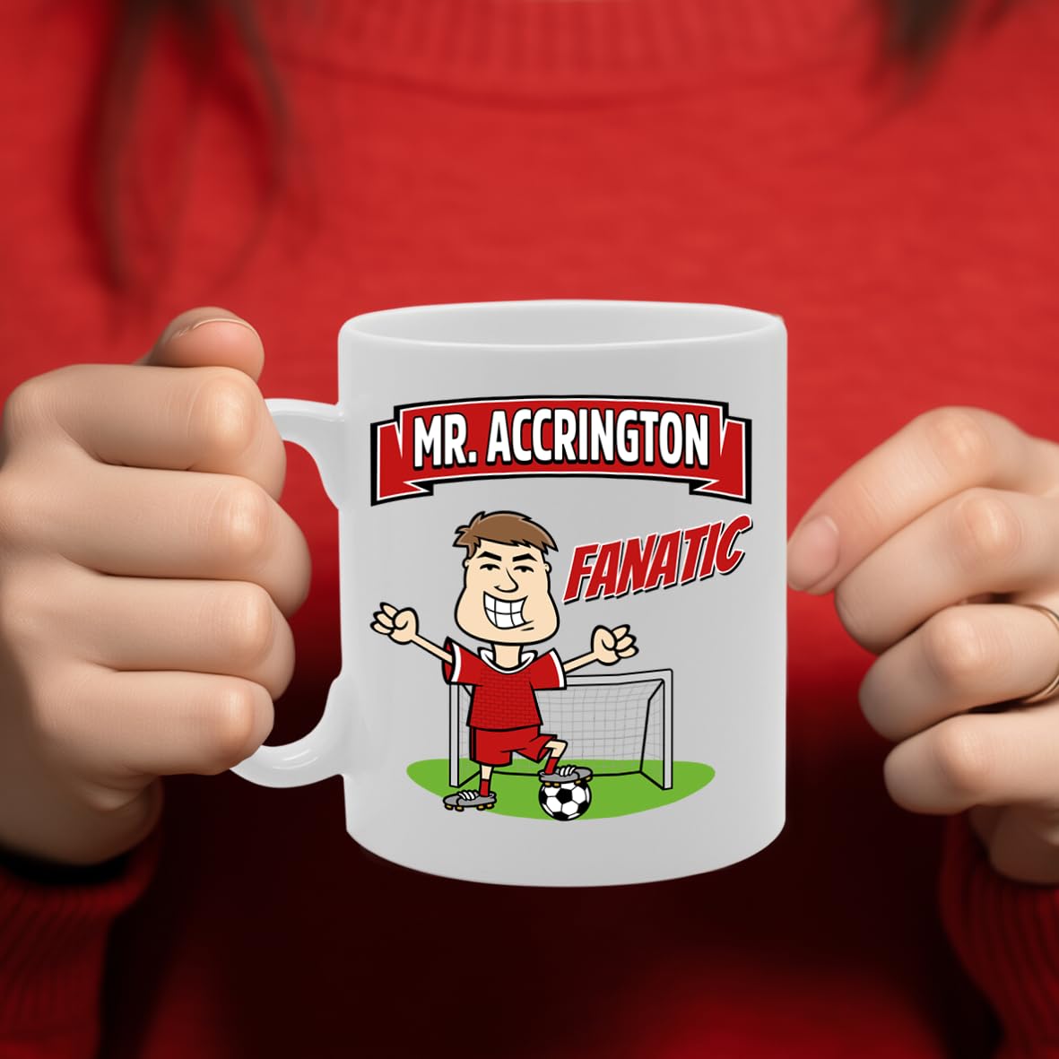 Mr Accrington Fanatic   Printed Tea Coffee Ceramic  Mg5885 - Funny Printed Coffee Mug - Great Gift Idea