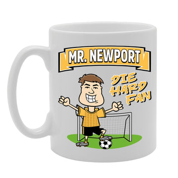 Mr Newport Die Hard Fan   Printed Tea Coffee Ceramic  Mg5880 - Funny Printed Coffee Mug - Great Gift Idea