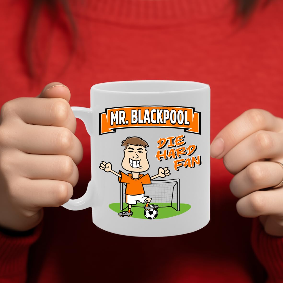 Mr Blackpool Die Hard Fan   Printed Tea Coffee Ceramic  Mg5853 - Funny Printed Coffee Mug - Great Gift Idea