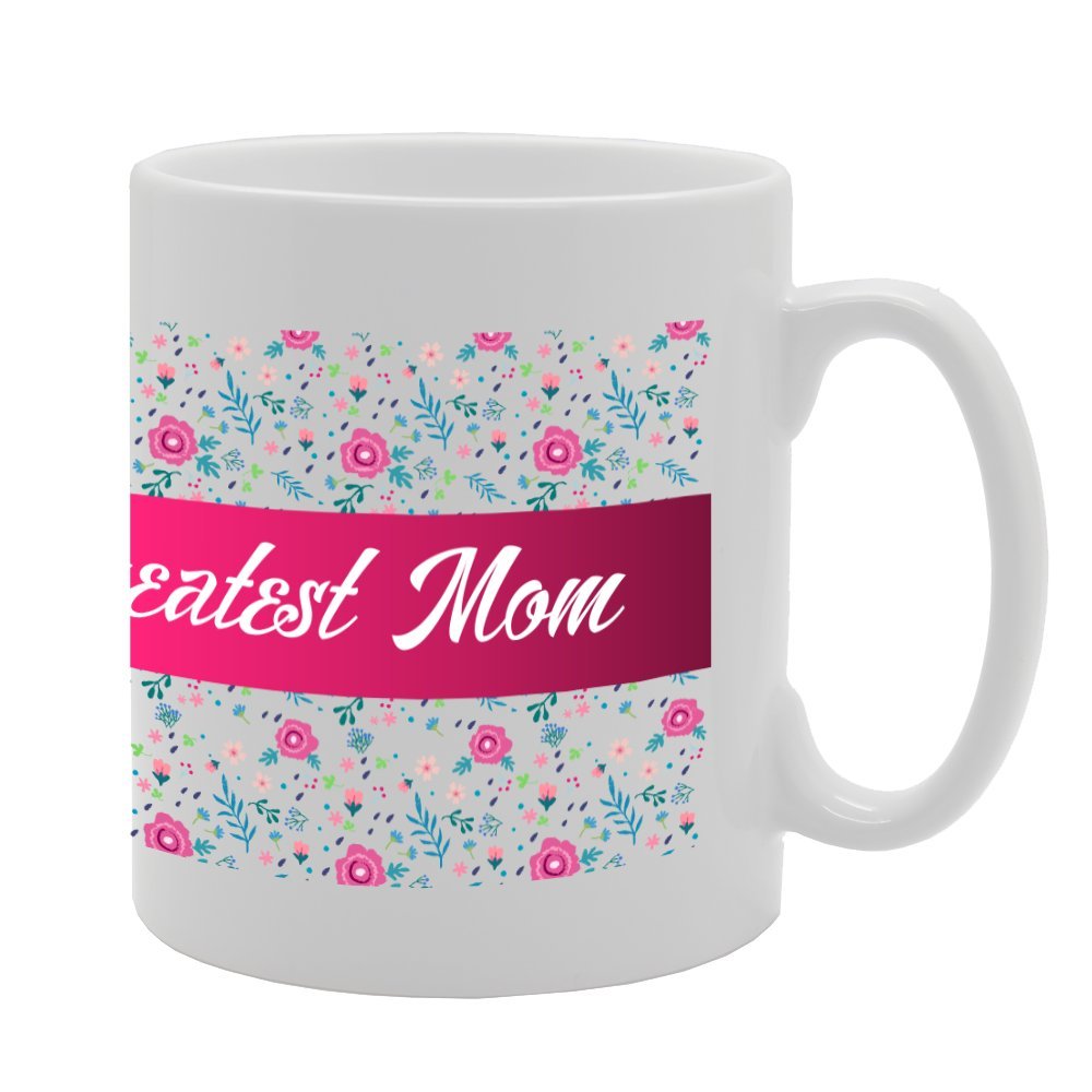 World Greatest Mom   Printed Tea Coffee Ceramic  Mg2222 - Funny Printed Coffee Mug - Great Gift Idea