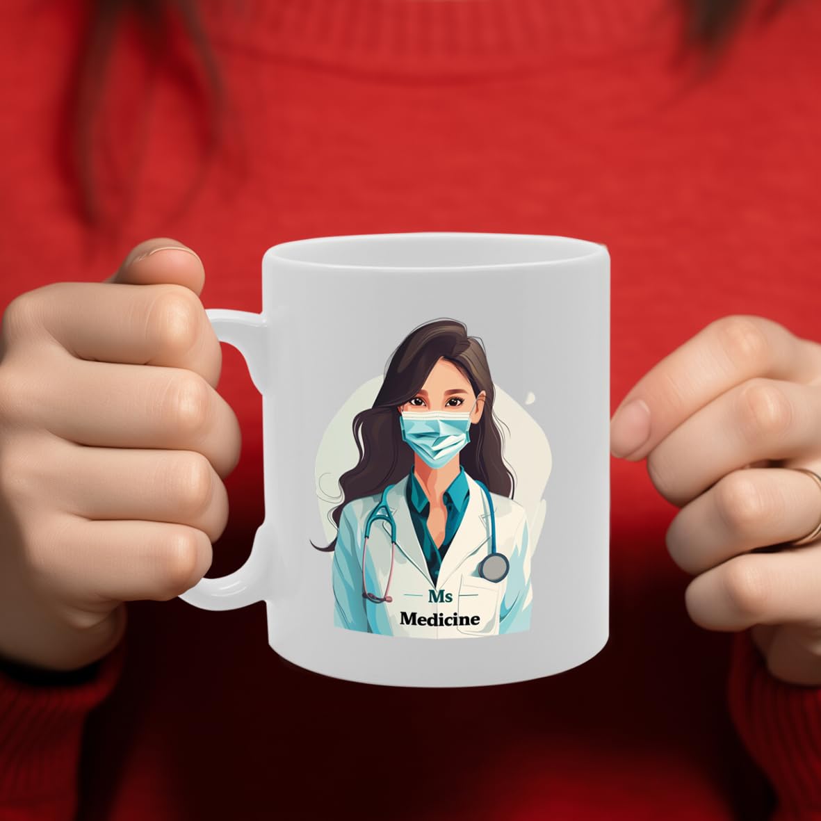 Ms Medicine  - Ideal For Female Doctors And Healthcare Professionals, 11Oz Ceramic Coffee  For Medical Experts And Health Enthusiasts Mg5966 - Funny Printed Coffee Mug - Great Gift Idea