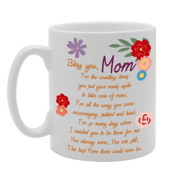 Best Mom Poem/Mothers Day    Printed Tea Coffee Ceramic  Mg413 - Funny Printed Coffee Mug - Great Gift Idea