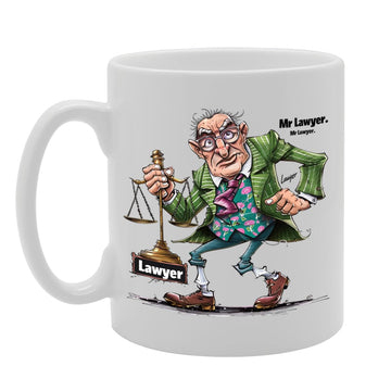 Mr Lawyer  - For Lawyers, Legal Professionals, Law Students, Durable Ceramic, Dishwasher Safe, Premium Print For Daily Use Mg6054 - Funny Printed Coffee Mug - Great Gift Idea
