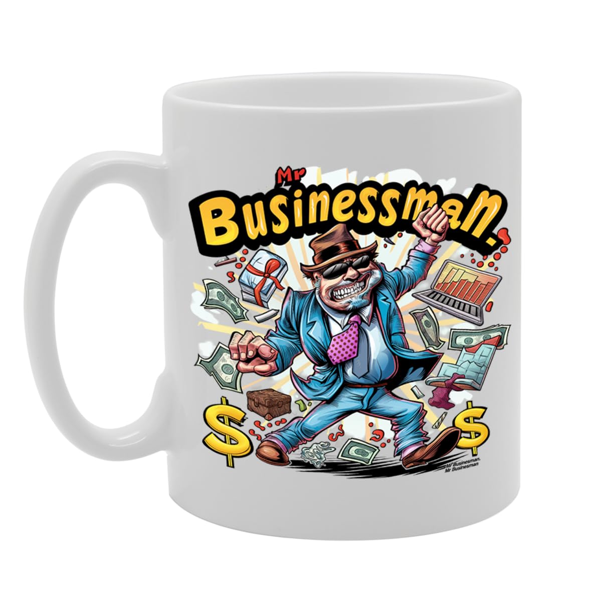 Mr Businessman  - For Business Professionals, Entrepreneurs, Executives, Durable Ceramic, Dishwasher Safe, Premium Print Mg6065 - Funny Printed Coffee Mug - Great Gift Idea