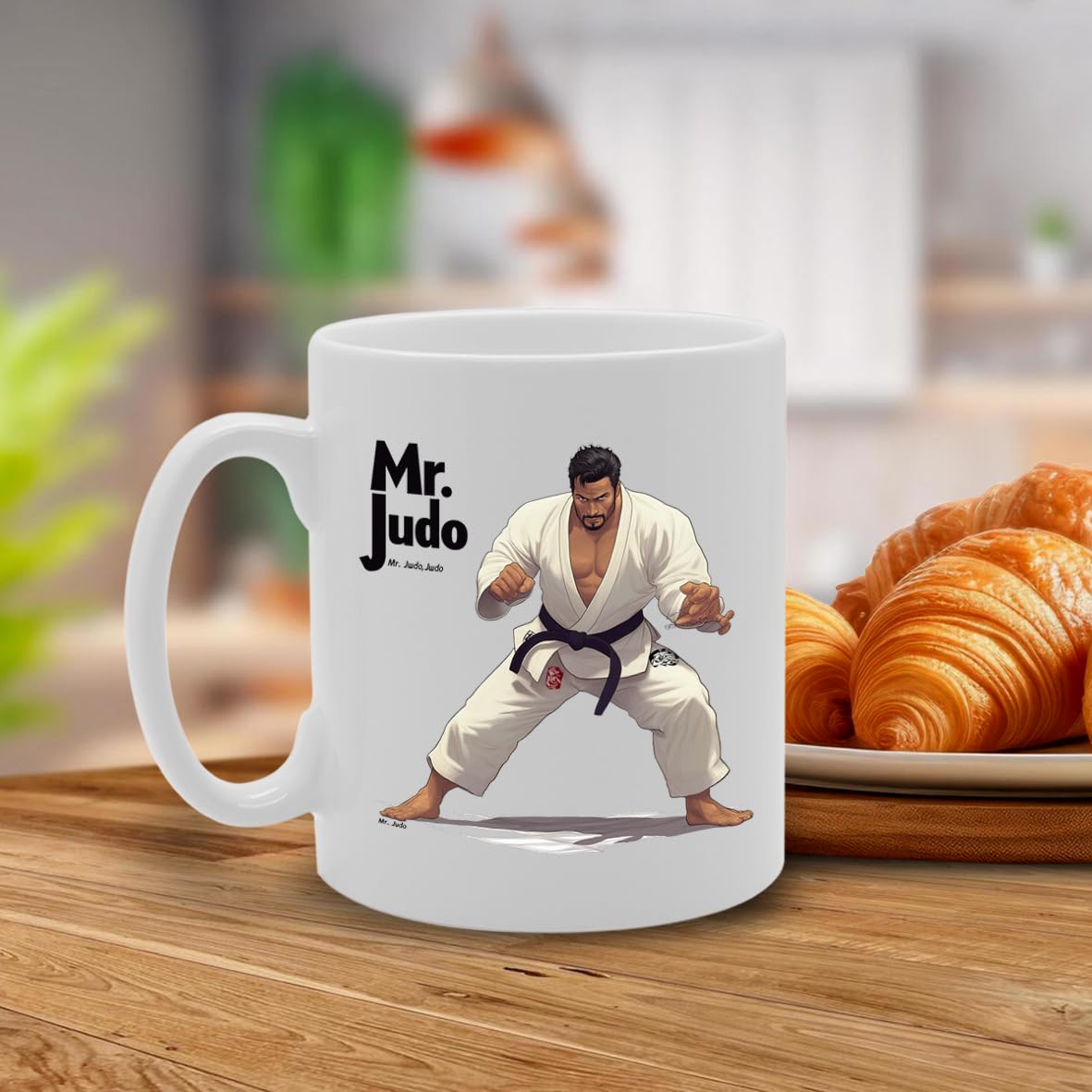 11Oz Ceramic  Featuring Popular Sports Designs From Around The World – Ideal For Sports Fans And Enthusiasts (Judo Mg6563) - Funny Printed Coffee Mug - Great Gift Idea