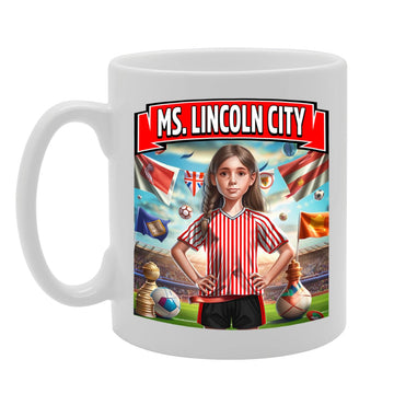 Ms Loln   Printed Tea Coffee Ceramic  For Footie Fan Ladies Girls Mg6384 - Funny Printed Coffee Mug - Great Gift Idea