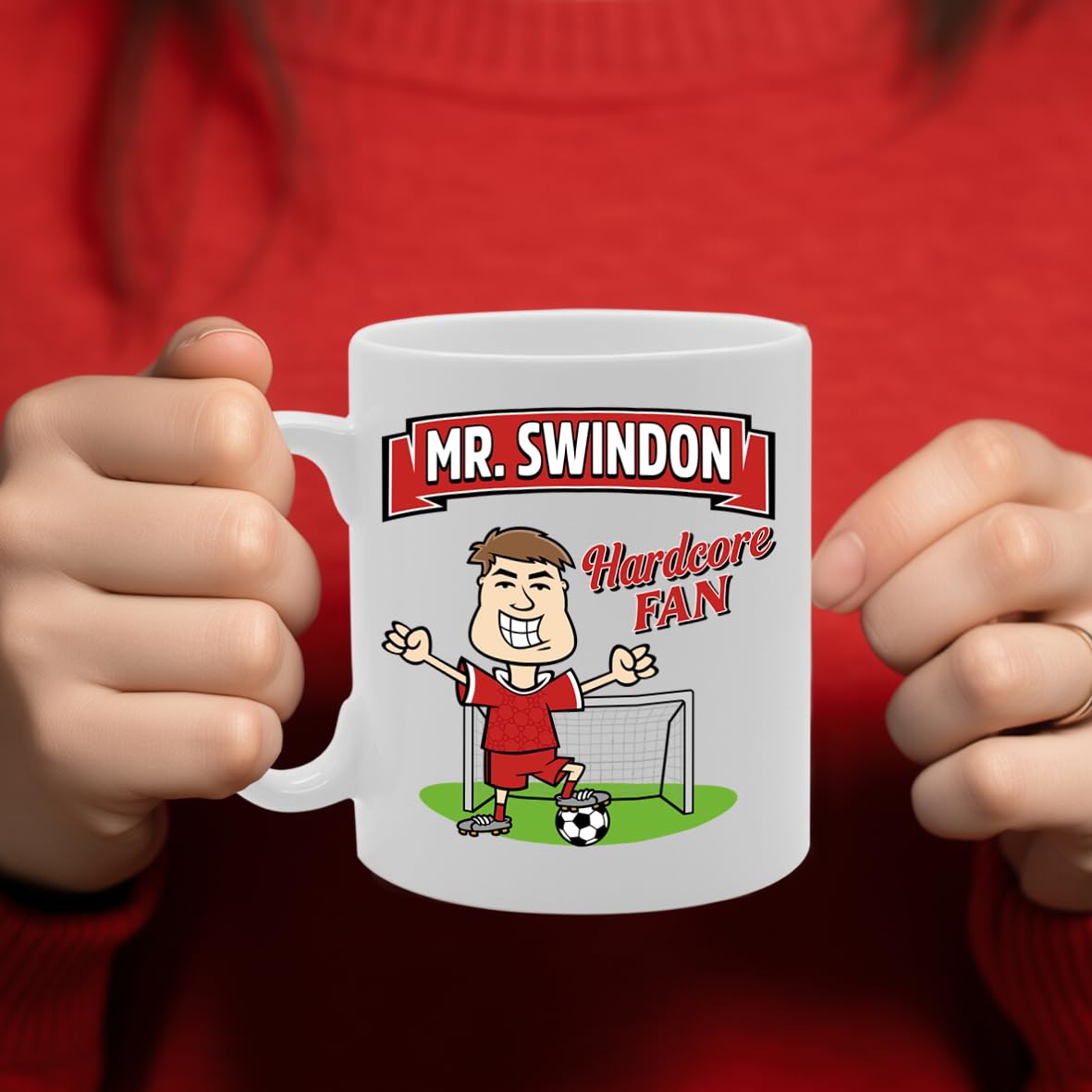 Mr Swindon Hardcore Fan   Printed Tea Coffee Ceramic  Mg5888 - Funny Printed Coffee Mug - Great Gift Idea