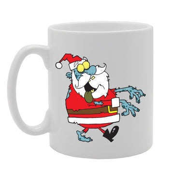Santa Zombie   Printed Tea Coffee Ceramic  Mg3647 - Funny Printed Coffee Mug - Great Gift Idea