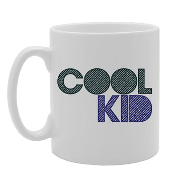 Cool Kid   Printed Tea Coffee Ceramic  Mg2710 - Funny Printed Coffee Mug - Great Gift Idea