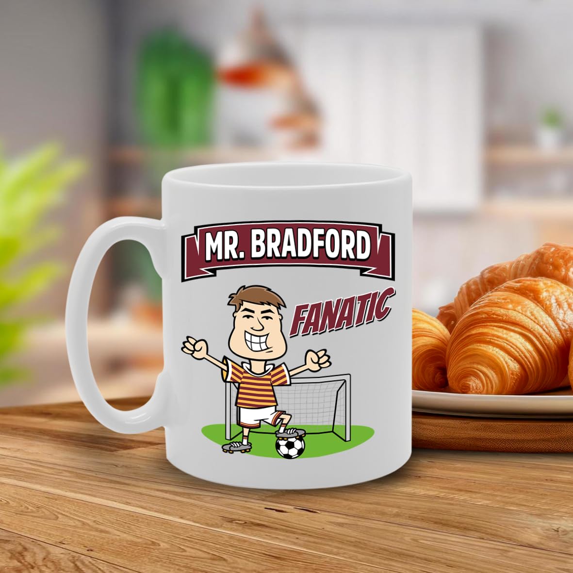 Mr Bradford Fanatic   Printed Tea Coffee Ceramic  Mg5884 - Funny Printed Coffee Mug - Great Gift Idea