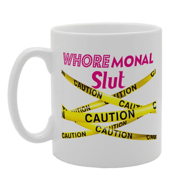 Whore Monal Slut   Printed Tea Coffee Ceramic  Mg2604 - Funny Printed Coffee Mug - Great Gift Idea