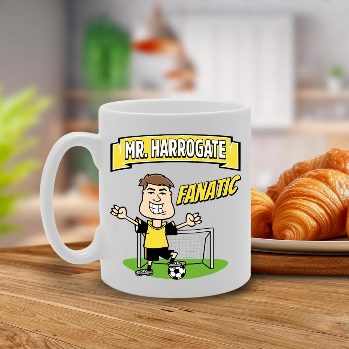 Mr Harrogate Fanatic   Printed Tea Coffee Ceramic  Mg5882 - Funny Printed Coffee Mug - Great Gift Idea