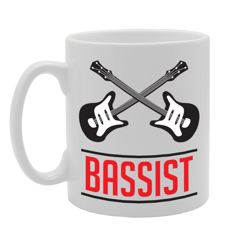 Bassist Guital Lover Funny    Printed Tea Coffee Ceramic  Mg1793 - Funny Printed Coffee Mug - Great Gift Idea