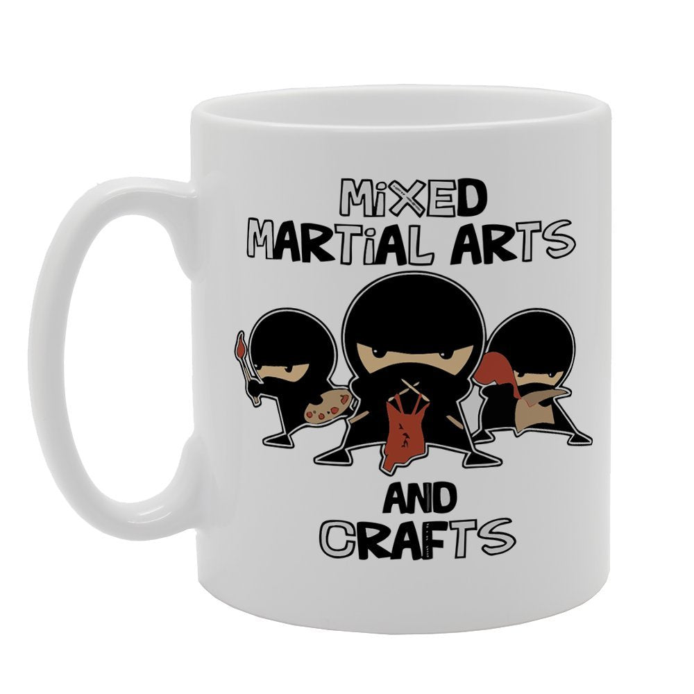 Mixed Martial Arts And Crafts   Printed Tea Coffee Ceramic  Mg2439 - Funny Printed Coffee Mug - Great Gift Idea
