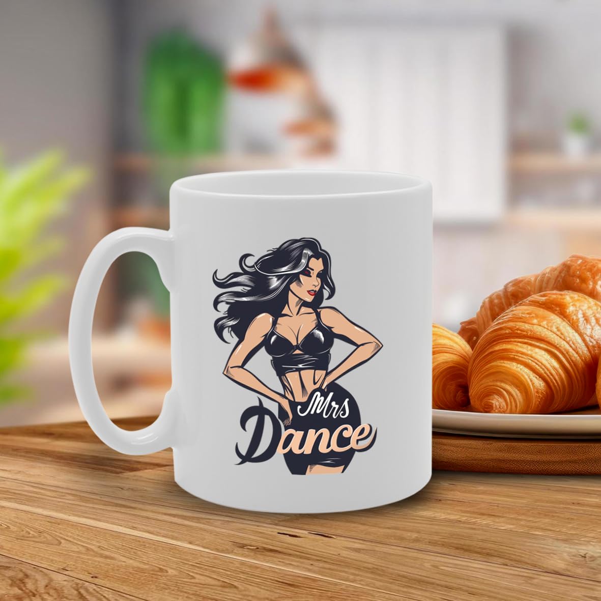 Mrs Dance  - Ideal For Dancers And Dance Enthusiasts, 11Oz Ceramic Coffee  For Performers And Choreography Lovers Mg5942 - Funny Printed Coffee Mug - Great Gift Idea