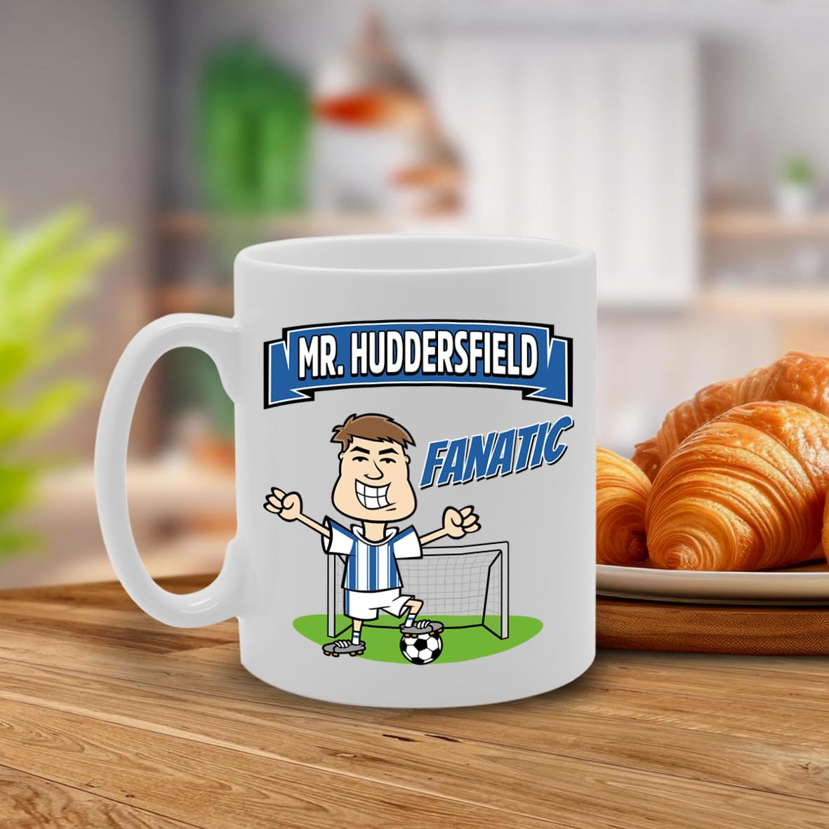 Mr Huddersfield Fanatic   Printed Tea Coffee Ceramic  Mg5842 - Funny Printed Coffee Mug - Great Gift Idea