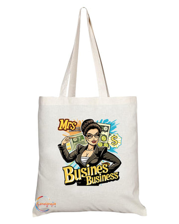 TB1826 Mrs Business Tote Bag - Gift for Female Business Professionals, Entrepreneurs, Executives - Durable, Stylish, Eco-Friendly, Reusable, Spacious, and Lightweight