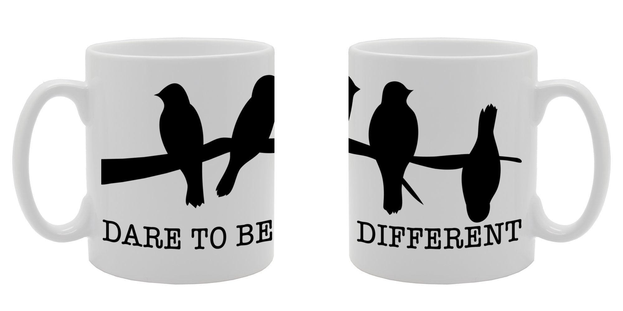 Dare To Be Different/Unique   Printed Ceramic Tea Coffee  Mg024 - Funny Printed Coffee Mug - Great Gift Idea