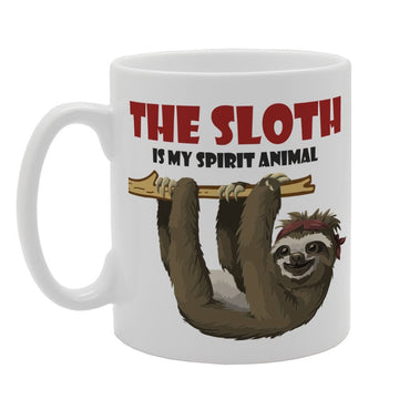 The Sloth Is My Sprit Animal   Printed Tea Coffee Ceramic  Mg1564 - Funny Printed Coffee Mug - Great Gift Idea