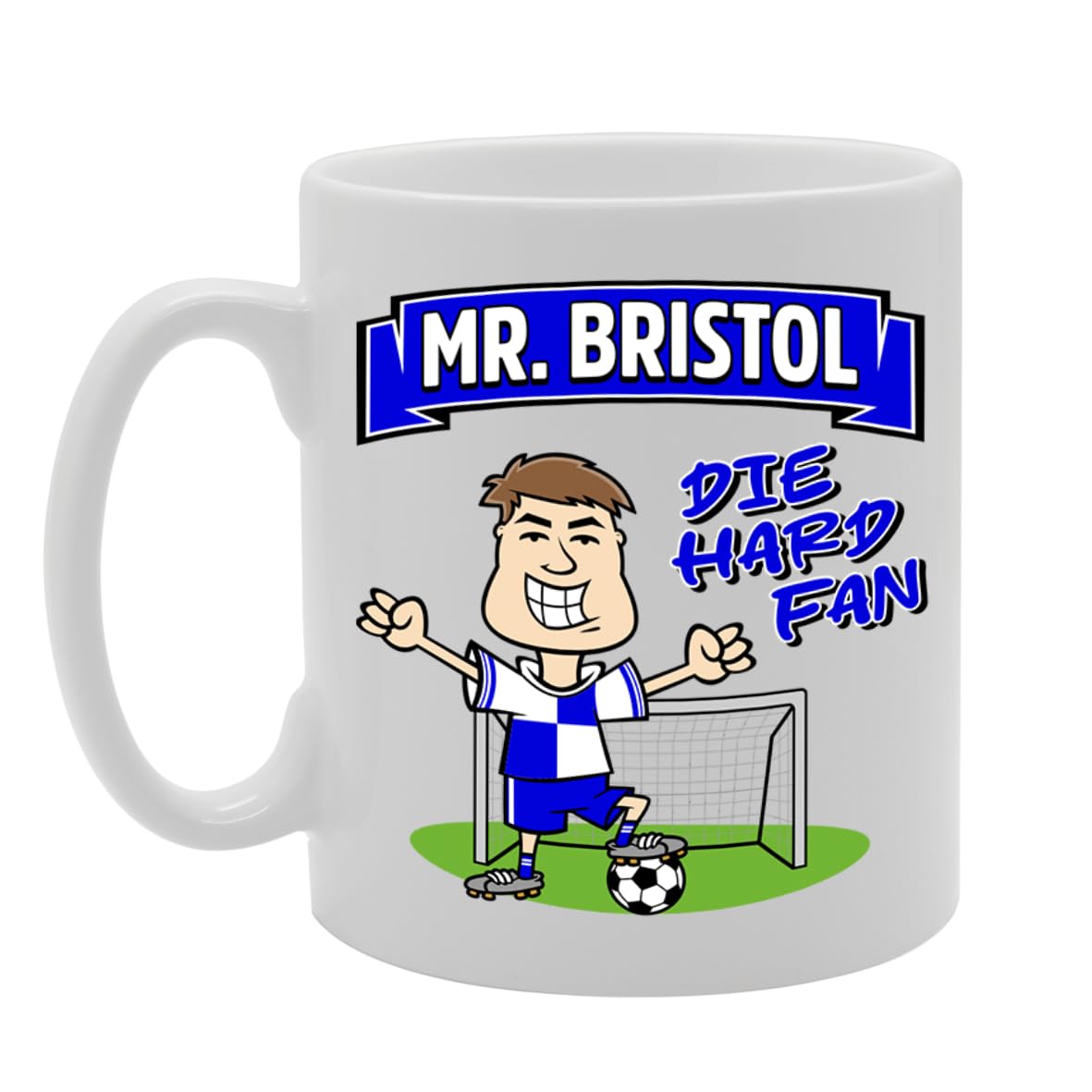 Mr Bristol Die Hard Fan   Printed Tea Coffee Ceramic  Mg5857 - Funny Printed Coffee Mug - Great Gift Idea