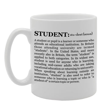 Student Funny Dictionary   Printed Tea Coffee Ceramic  Mg2318 - Funny Printed Coffee Mug - Great Gift Idea