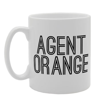 Agent Orange   Printed Tea Coffee Ceramic  Mg1223 - Funny Printed Coffee Mug - Great Gift Idea