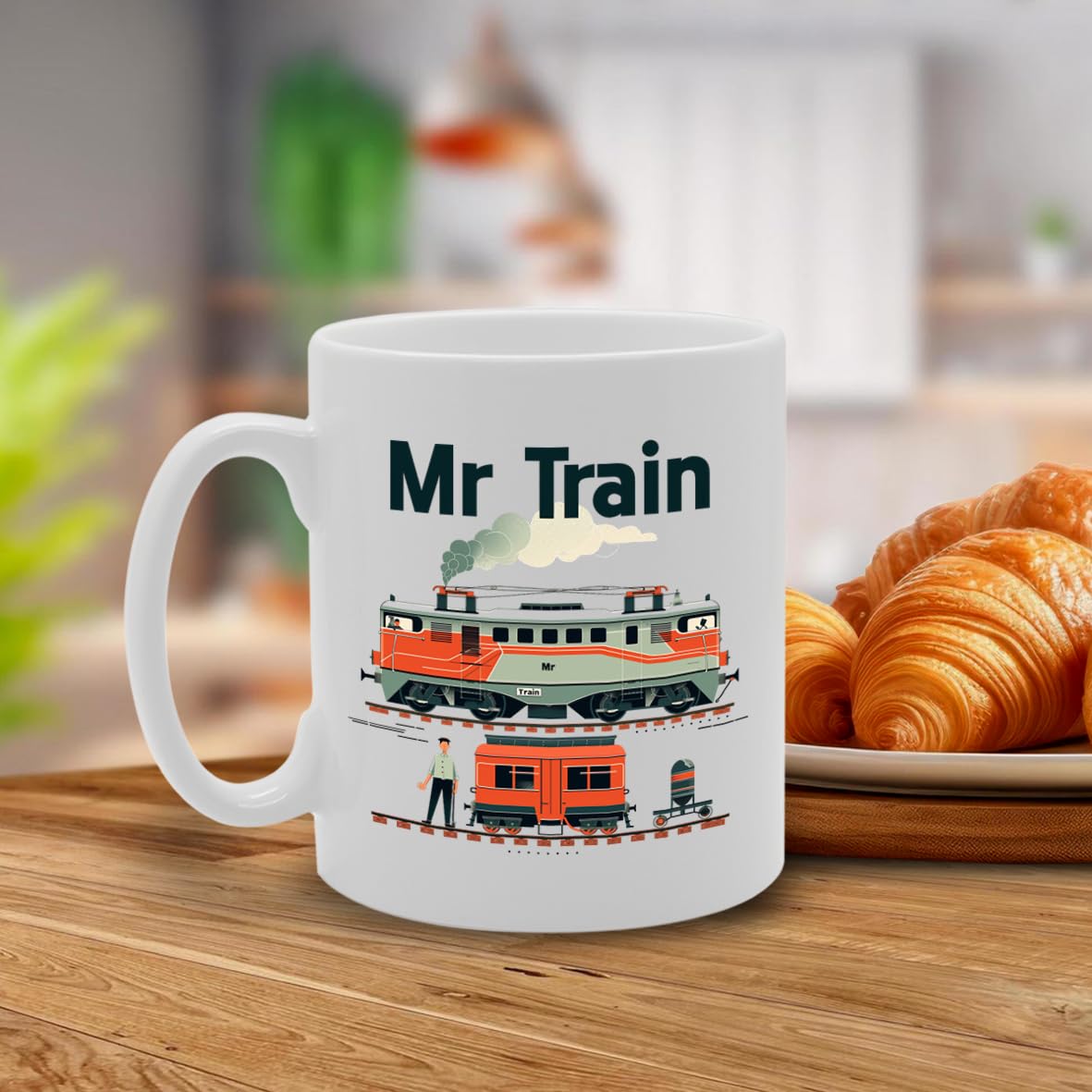 Mr Train Spotter  - Ideal For Train Enthusiasts And Rail Fans, 11Oz Ceramic Coffee  For Locomotive Lovers And Railway Buffs Mg5916 - Funny Printed Coffee Mug - Great Gift Idea