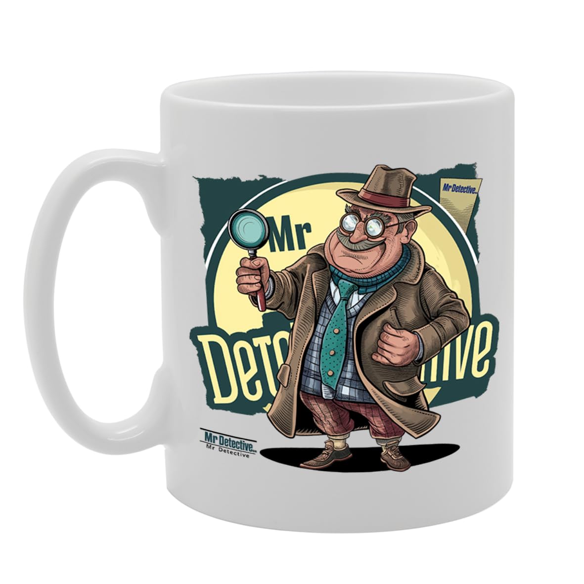 Mr Detective  - For Detectives, Investigators, Crime Enthusiasts, Durable Ceramic, Dishwasher Safe, Premium Print Mg6078 - Funny Printed Coffee Mug - Great Gift Idea
