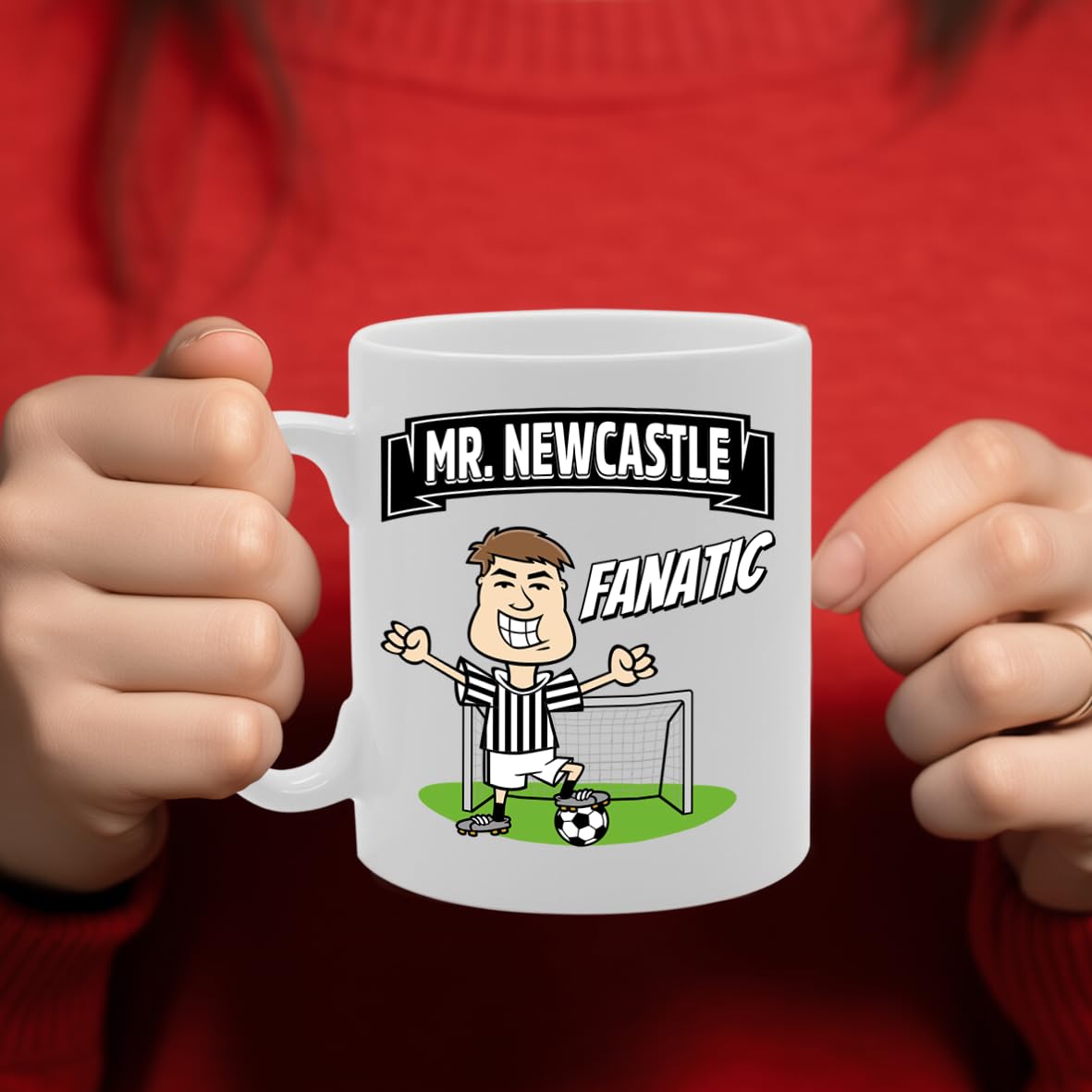Mr Newcastle Fanatic   Printed Tea Coffee Ceramic  Mg5810 - Funny Printed Coffee Mug - Great Gift Idea