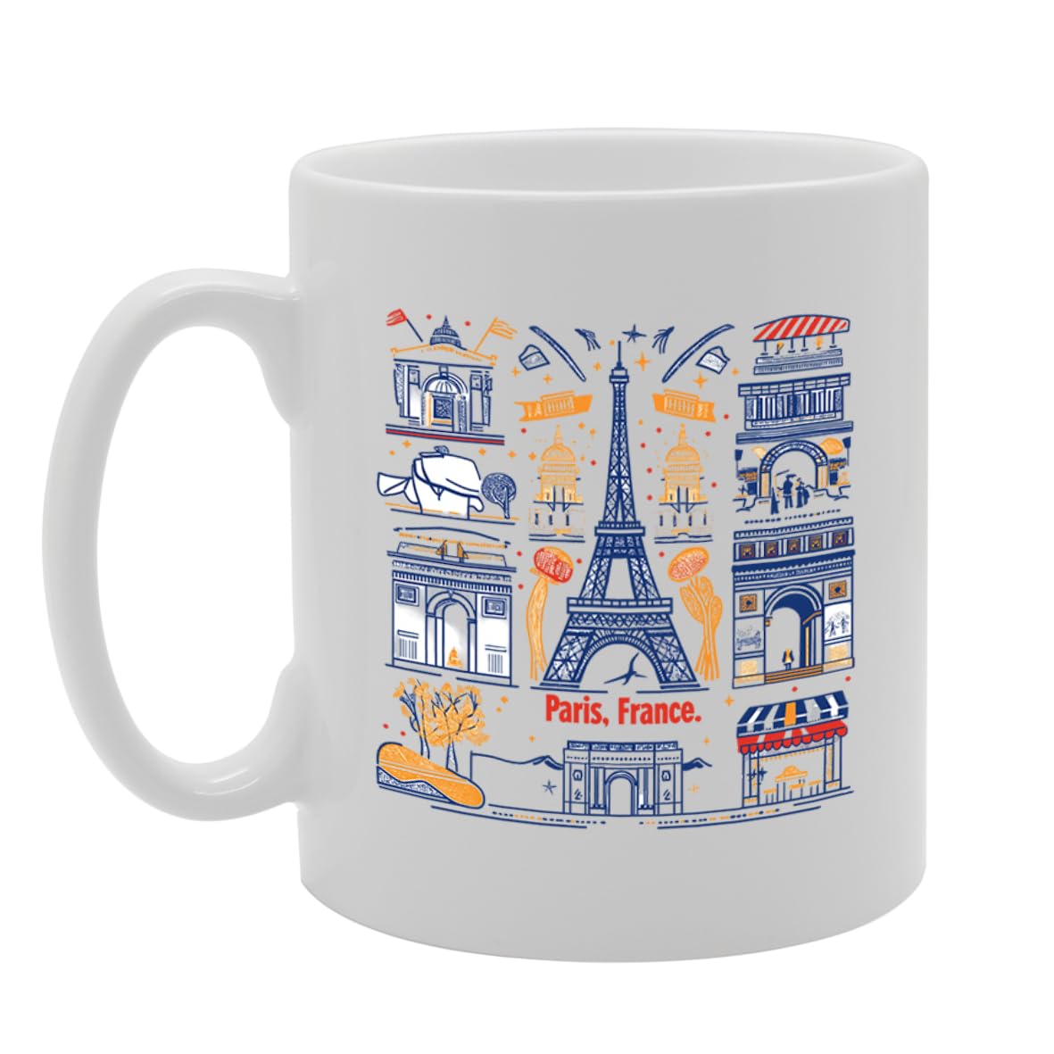 Paris France Themed  Selection (Paris 2) - Funny Printed Coffee Mug - Great Gift Idea