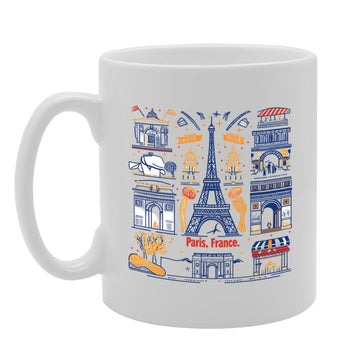 Paris France Themed  Selection (Paris 2) - Funny Printed Coffee Mug - Great Gift Idea