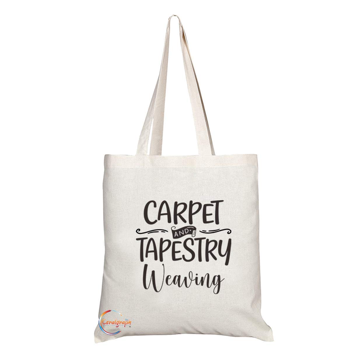 TB1099 Carpet and Tapestry Weaving Novelty Present Gift Printed Eco-Friendly Stylish Long Handled Tote Shoulder Bag